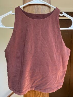 Old Navy Brick Red High-Neck
Crop Tank Top